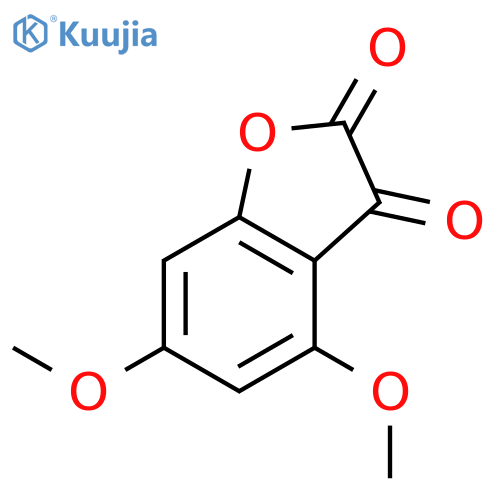 2,3-BENZOFURANDIONE, 4,6-DIMETHOXY- structure