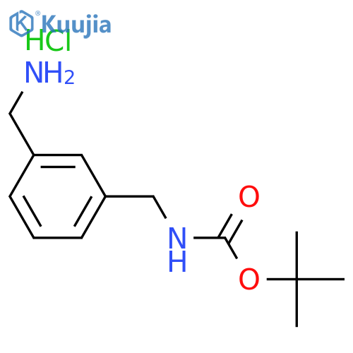 3-N-BOC-Aminomethylbenzylamine Hydrochloride structure
