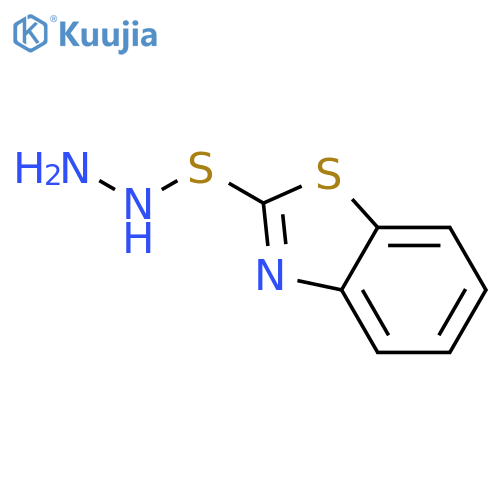 Benzothiazole,2-(hydrazinylthio)- structure
