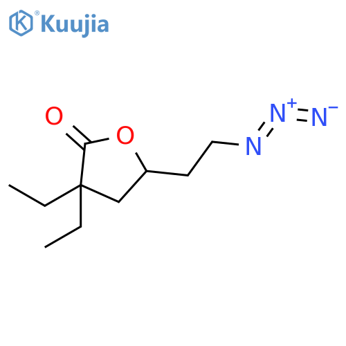 2(3H)-Furanone, 5-(2-azidoethyl)-3,3-diethyldihydro- structure