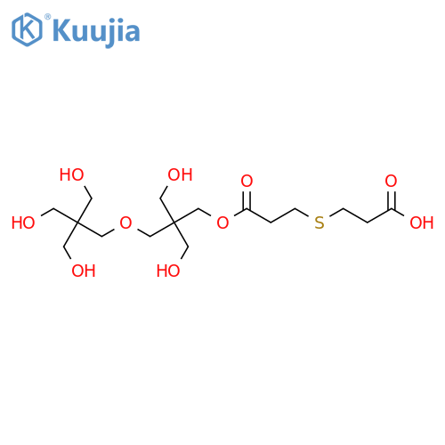 3-[3-[3-Hydroxy-2-[[3-hydroxy-2,2-bis(hydroxymethyl)propoxy]methyl]-2-(hydroxymethyl)propoxy]-3-oxopropyl]sulfanylpropanoic acid structure