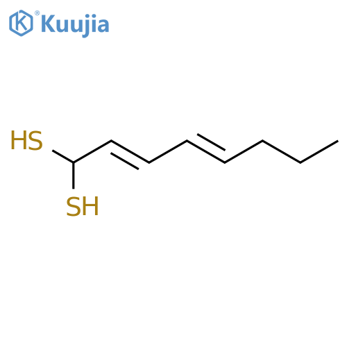 2,4-OCTADIENE-1,1-DITHIOL structure
