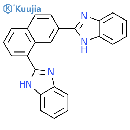 1H-BENZIMIDAZOLE, 2,2'-(1,7-NAPHTHALENEDIYL)BIS- structure