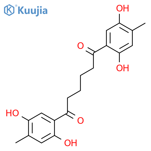 1,6-Hexanedione, 1,6-bis(2,5-dihydroxy-4-methylphenyl)- structure