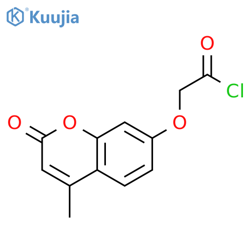 7-(Chlorocarbonyl)methoxy-4-methylcoumarin structure