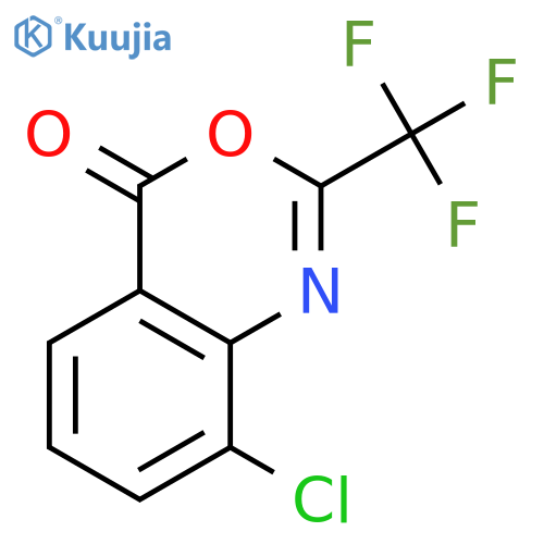 4H-3,1-Benzoxazin-4-one, 8-chloro-2-(trifluoromethyl)- structure