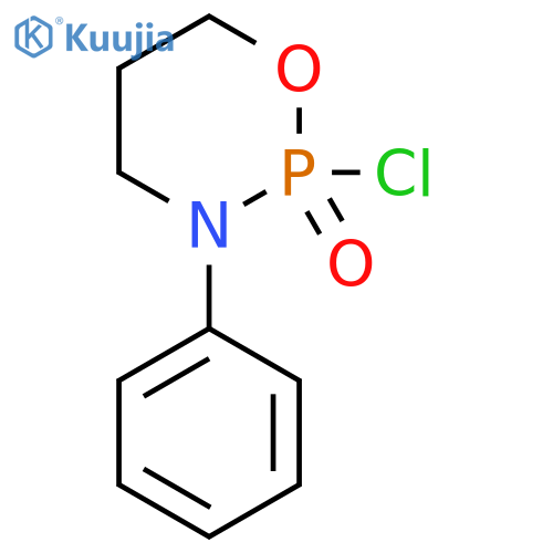 2-Chloro-3-phenyl-1,3,2lambda~5~-oxazaphosphinan-2-one structure