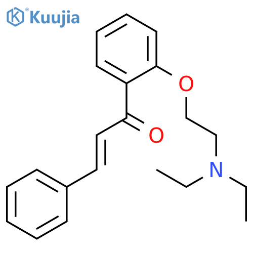 2-PROPEN-1-ONE, 1-[2-[2-(DIETHYLAMINO)ETHOXY]PHENYL]-3-PHENYL- structure