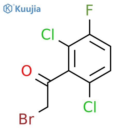 2-Bromo-2,6-dichloro-3-fluoroacetophenone structure