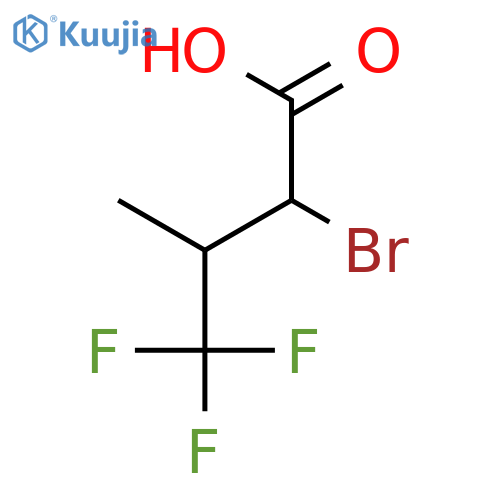 2-Bromo-3-methyl-4,4,4-trifluorobutyric Acid structure