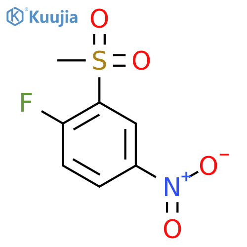 1-Fluoro-2-(methylsulphonyl)-4-nitrobenzene structure