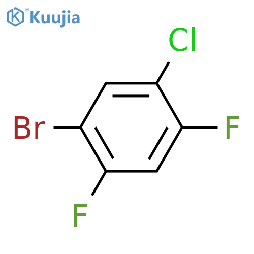 1-Bromo-5-chloro-2,4-difluorobenzene structure
