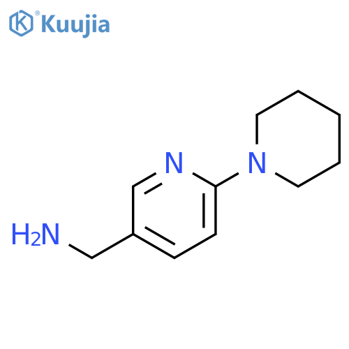 (6-(Piperidin-1-yl)pyridin-3-yl)methanamine structure