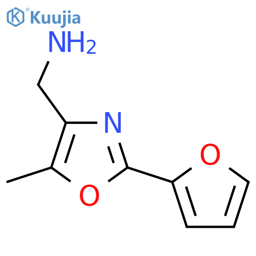 4-Aminomethyl-5-methyl-2-(furan-2-yl)oxazole structure