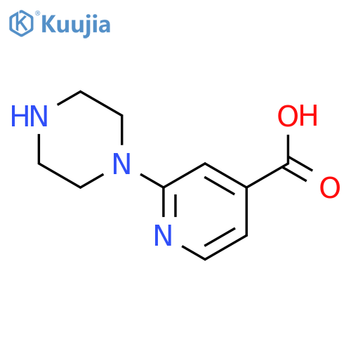 2-Piperazin-1-ylisonicotinic Acid structure
