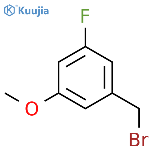 1-(bromomethyl)-3-fluoro-5-methoxybenzene structure