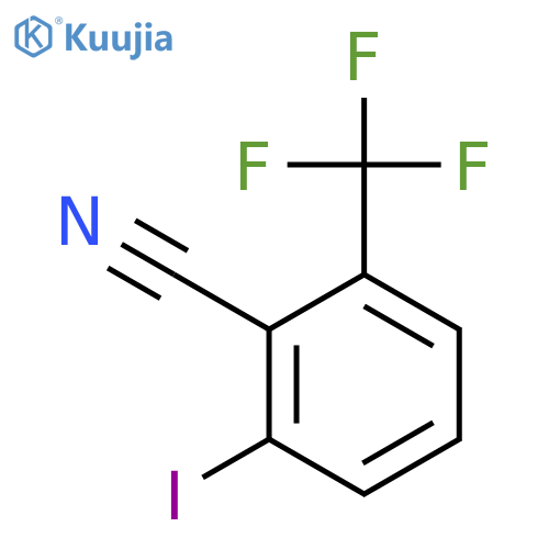2-Iodo-6-(trifluoromethyl)benzonitrile structure
