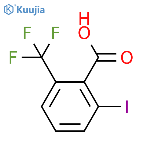 2-Iodo-6-(trifluoromethyl)benzoic acid structure