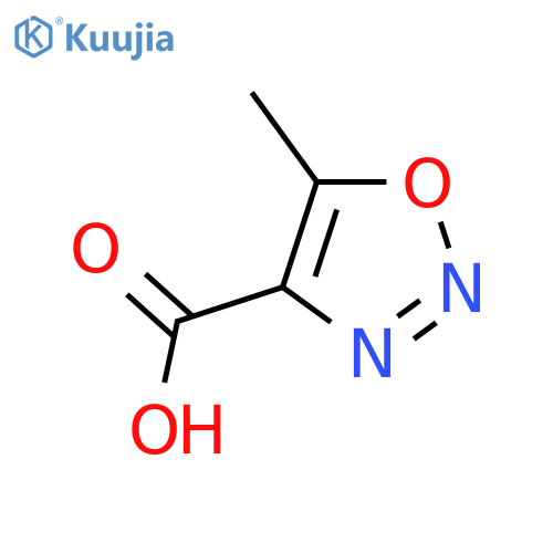 5-METHYL-1,2,3-OXADIAZOLE-4-CARBOXYLIC ACID structure