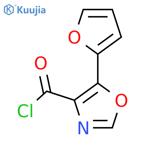 5-(2-Furyl)-1,3-oxazole-4-carbonyl chloride structure