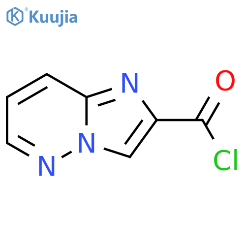 Imidazo[1,2-b]pyridazine-2-carbonyl chloride structure