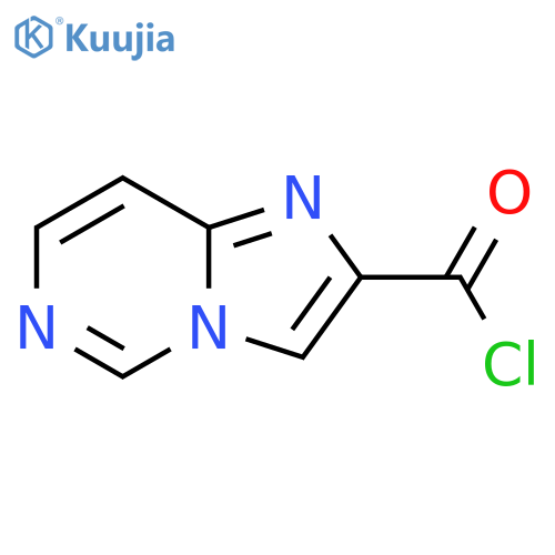 Imidazo[1,2-c]pyrimidine-2-carbonyl chloride structure