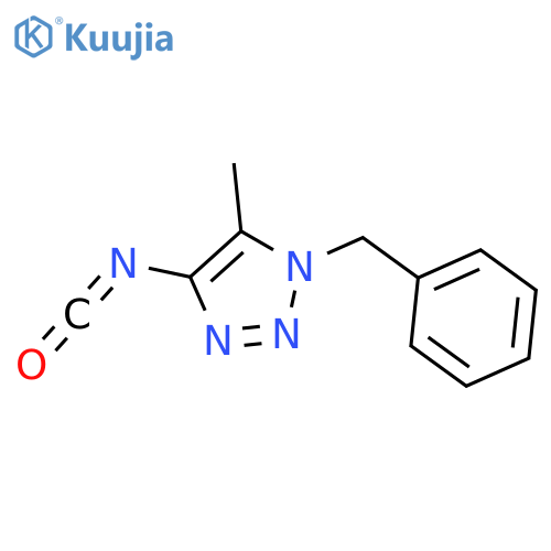1-benzyl-4-isocyanato-5-methyl-1h-1,2,3-triazole structure