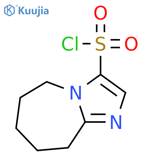 5H,6H,7H,8H,9H-imidazo1,2-aazepine-3-sulfonyl chloride structure