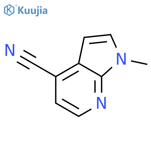 1H-Pyrrolo[2,3-b]pyridine-4-carbonitrile,  1-methyl- structure