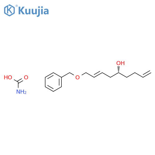 1,7-NONADIEN-5-OL, 9-(PHENYLMETHOXY)-, CARBAMATE, (R)- structure