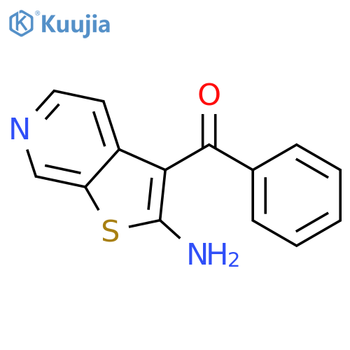 Methanone, (2-aminothieno[2,3-c]pyridin-3-yl)phenyl- structure