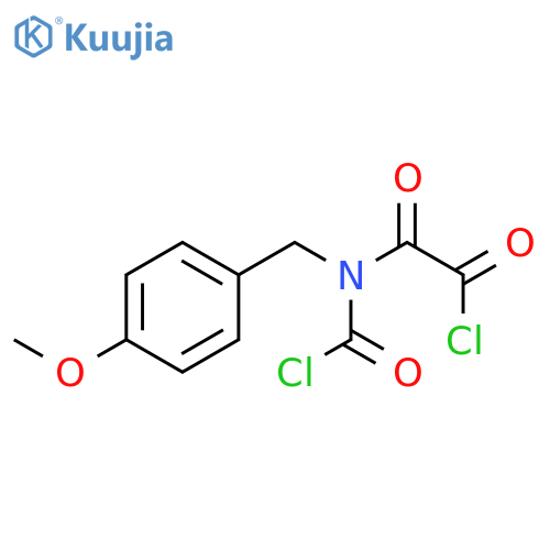 ACETYL CHLORIDE, [(CHLOROCARBONYL)[(4-METHOXYPHENYL)METHYL]AMINO]OXO- structure