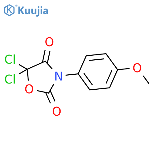 2,4-OXAZOLIDINEDIONE, 5,5-DICHLORO-3-(4-METHOXYPHENYL)- structure