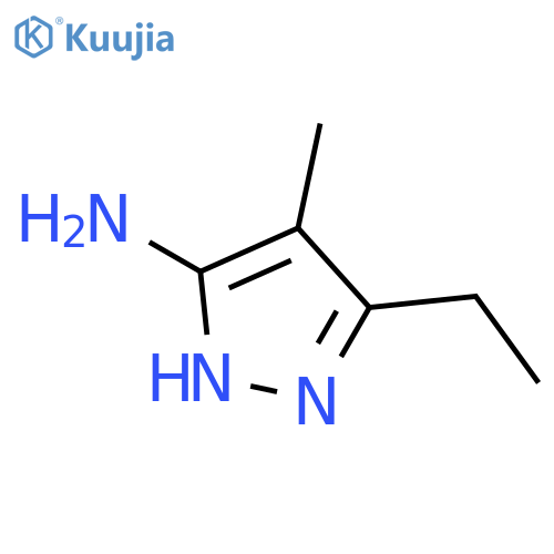 3-Ethyl-4-methyl-1H-pyrazol-5-amine structure