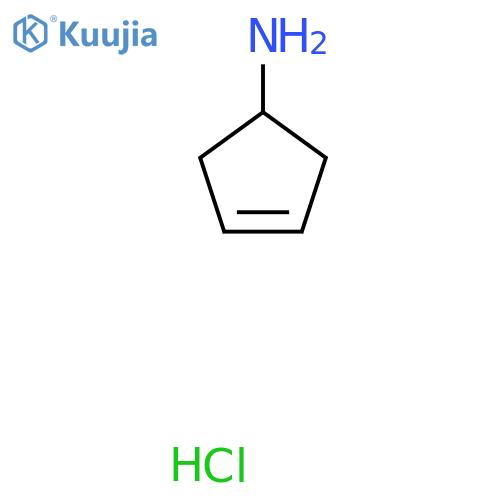 cyclopent-3-en-1-amine hydrochloride structure