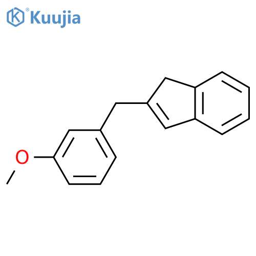 1H-INDENE, 2-[(3-METHOXYPHENYL)METHYL]- structure