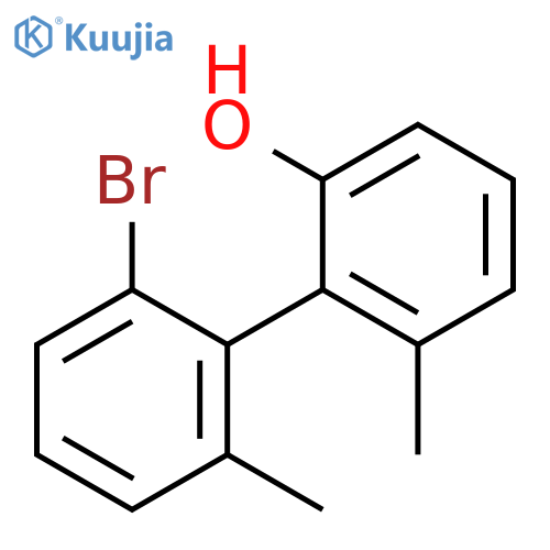 [1,1'-BIPHENYL]-2-OL, 2'-BROMO-6,6'-DIMETHYL- structure