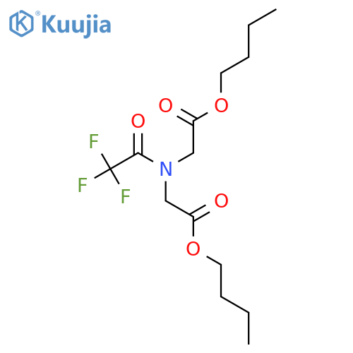 Glycine, N-(2-butoxy-2-oxoethyl)-N-(trifluoroacetyl)-, butyl ester structure