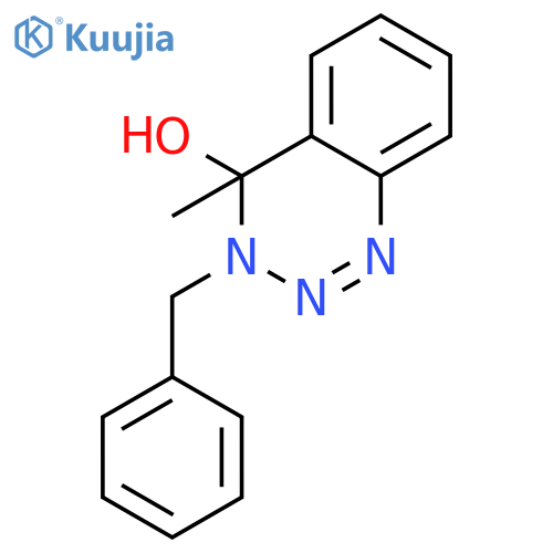 1,2,3-BENZOTRIAZIN-4-OL, 3,4-DIHYDRO-4-METHYL-3-(PHENYLMETHYL)- structure