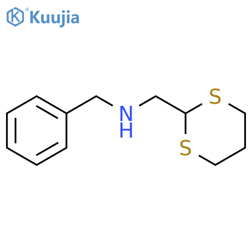 1,3-Dithiane-2-methanamine, N-(phenylmethyl)- structure