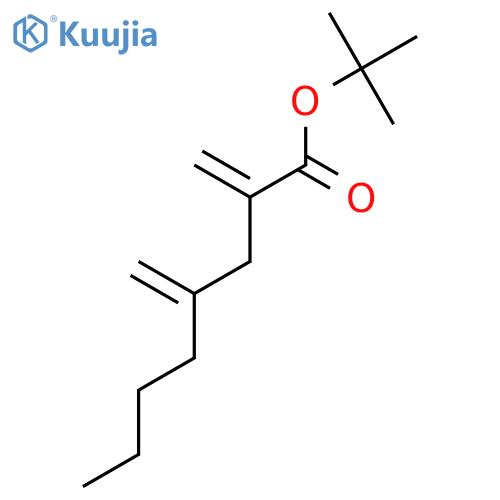 Octanoic acid, 2,4-bis(methylene)-, 1,1-dimethylethyl ester structure