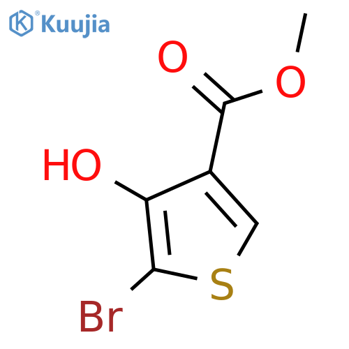 methyl 5-bromo-4-hydroxythiophene-3-carboxylate structure
