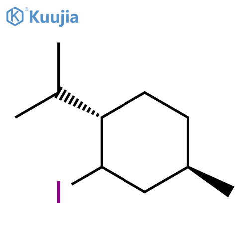 Cyclohexane, 2-iodo-4-methyl-1-(1-methylethyl)-, (1S,4R)- structure