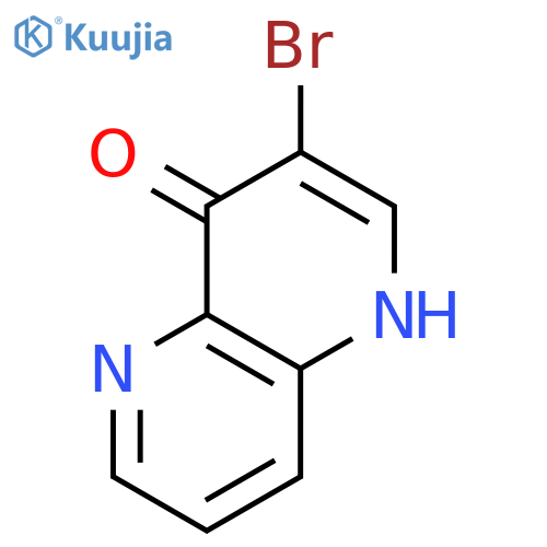 1,5-Naphthyridin-4(1H)-one, 3-bromo- structure