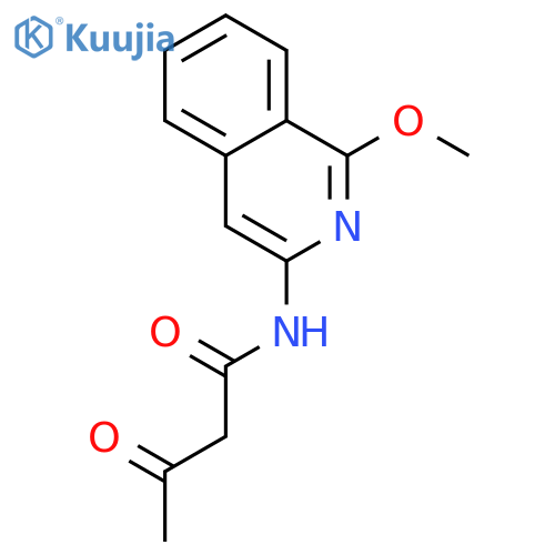 BUTANAMIDE, N-(1-METHOXY-3-ISOQUINOLINYL)-3-OXO- structure