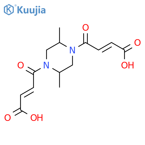 2-BUTENOIC ACID, 4,4'-(2,5-DIMETHYL-1,4-PIPERAZINEDIYL)BIS[4-OXO- structure