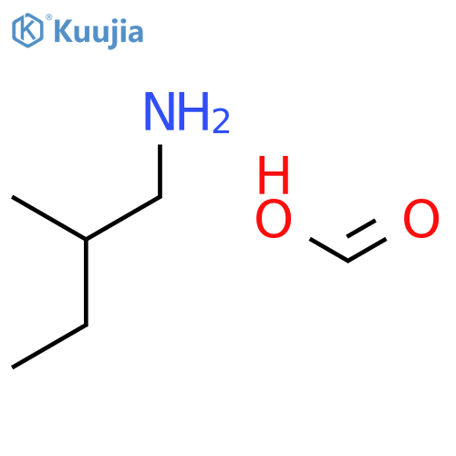 Formic acid, compd. with 2-methyl-1-butanamine (1:1) structure