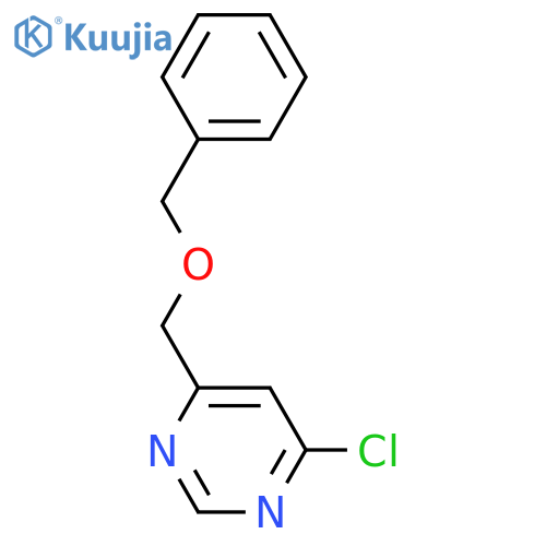 4-[(benzyloxy)methyl]-6-chloropyrimidine structure