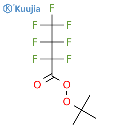 tert-Butyl heptafluorobutaneperoxoate structure
