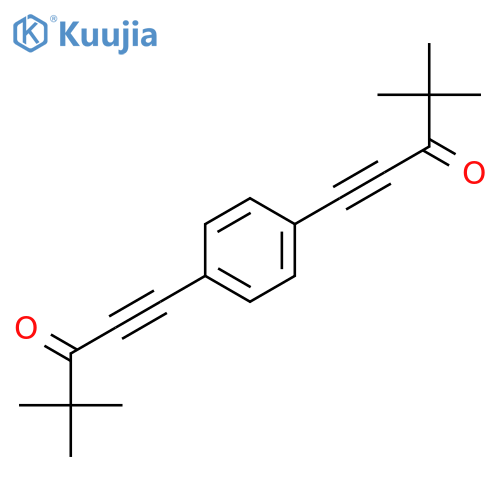1-PENTYN-3-ONE, 1,1'-(1,4-PHENYLENE)BIS[4,4-DIMETHYL- structure